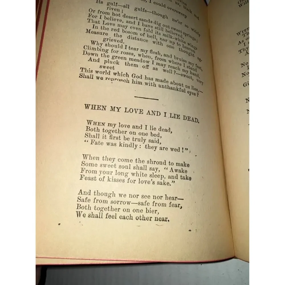 Poems book of Alice and Phoebe Cary (Leather)